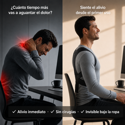 Corrector de Postura Premium | Alivia el Dolor de Espalda