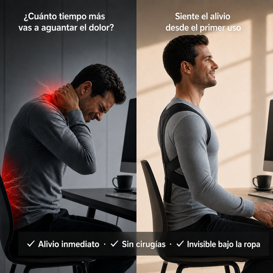 Corrector de Postura Premium | Alivia el Dolor de Espalda